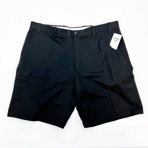Links Edition Performance Golf Apparel Black Shorts Gripper Waistband Size 42